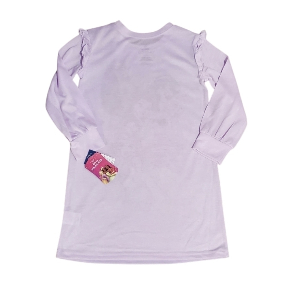NWT Disney Princess Kids Girl's Long Sleeved Nightgown Pajamas S 6/6X - Picture 4 of 6